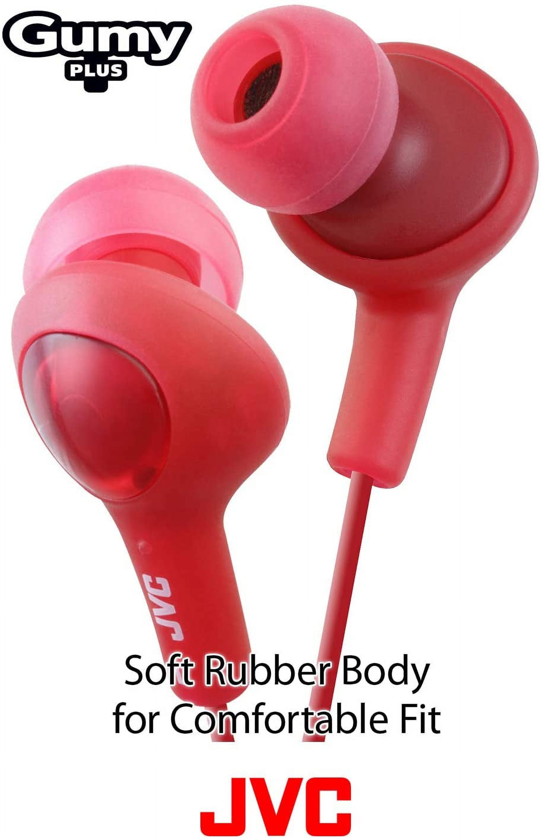 JVC Gumy Plus Wired In-Ear Earbuds, Green photo 3