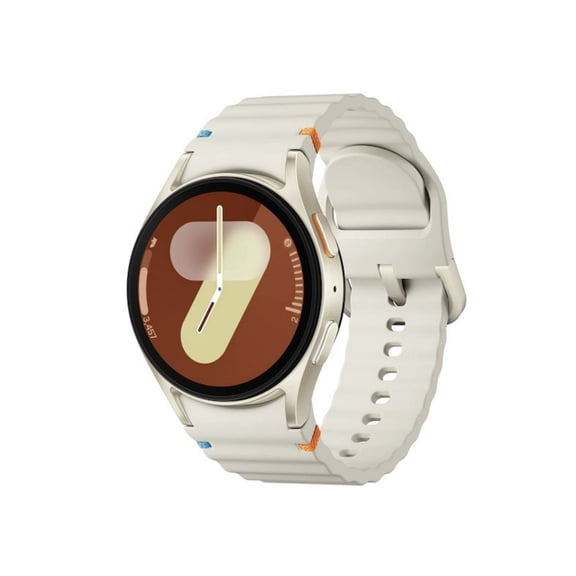 Restored Samsung Galaxy Watch 7 40mm Bluetooth Cream Aluminum Case with Cream Sport Band (Refurbished)
