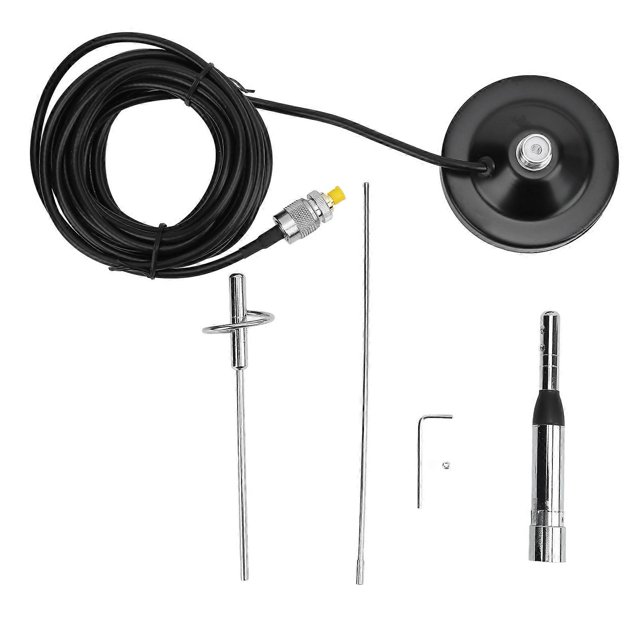 Antenna Magnet Mount Kit Scratch Resistant Waterproof Complete VHF UHF Antenna Heavy Duty Plug and Play for Car Mobile Radio