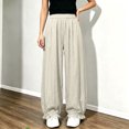 thumbnail image 5 of Rvasteizo Girls Ruffled Hem Pants Wide Leg High Waist Elastic Waist 5-15Y Kids Bottoms 13 Years, 5 of 5
