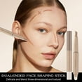 thumbnail image 5 of Kokovifyves Double Head Pencil Nose Highlight Brightening Liquid Three-dimensional Face Concealer 3ml, 5 of 5