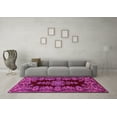 thumbnail image 3 of Ahgly Company Indoor Round Persian Pink Traditional Area Rugs, 4' Round, 3 of 4