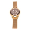 thumbnail image 1 of Women Led Watch Round Led Watch Led Watch Touch Screen Watch Womens Digital Watch Women LED Watch LED Touch Screen Large Display Durable Alloy Fashion Design Digital LED Watch For, 1 of 8