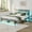 Grey, variant on YANGLI Full Bed Frame with Charging Station & LED Light, Metal Frame with Wooden Headboard, No Box Spring Needed, No Noise, Easy Assembly, Light Grey