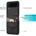 thumbnail image 2 of for Samsung Galaxy Z Flip 4 5G Women Wallet Case with Card Holder, Premium PU Leather Detachable Adjustable Cross-Body Strap Phone Case Cover for Samsung Galaxy Z Flip 4 CT Black, 2 of 8