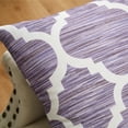 thumbnail image 2 of Home Soft Things Honor Printed 2 Piece Throw Pillow Cover Set - 20" x 20" - Lavender, 2 of 3