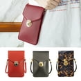 thumbnail image 6 of 1 piece Ph Purse Small Shoulder Bag PU Leather Cash Cards Red, 6 of 7