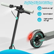 Adults Electric Scooter for Teens,Long Range Portable Commuting E Scooter,350W Motor 8.5 Solid Tires, Fast Speed 19mph,Top 20Miles