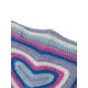 thumbnail image 2 of Lucakuins - Camisola corta con cuello halter para mujer, sin mangas, sin espalda, con estampado de corazón, dobladillo de pañuelo, camisola de ganchillo Lucakuins S-L, 2 of 8