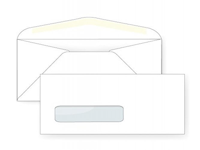 Printed Self seal No Window Single & Double side Envelopes White Window 