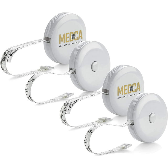 Body Tape Measure -(4-Pack) Measuring Tape Fat Weight Monitors, (Inches & cm) Retractable Tape Measure Ruler for Accurate Body Fat Calculator Helps Calculate Fitness Body Measurements