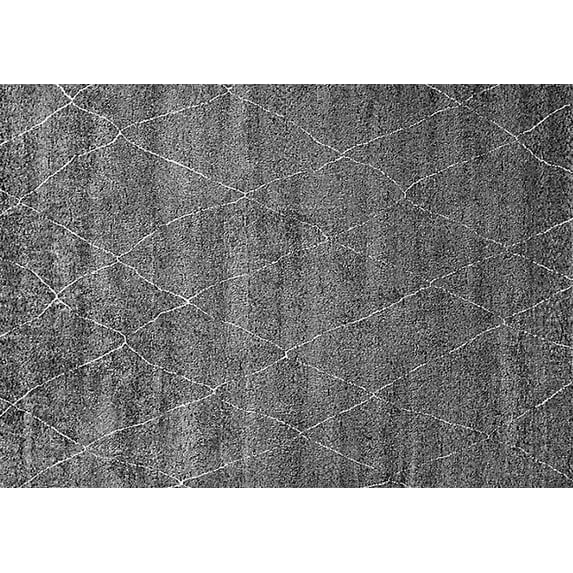 Ahgly Company Indoor Rectangle Oriental Gray Industrial Area Rugs, 2' x 4'