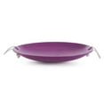thumbnail image 3 of Slippery Racer ProDisc 26-Inch Metal Saucer Sled with Rope Handles, Purple, 3 of 5