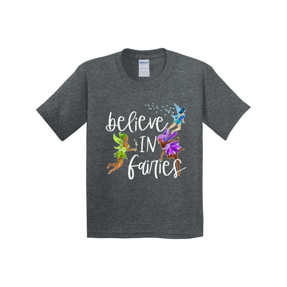 Inktastic Believe in Fairies Youth T-Shirt