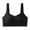Black, variant on Women Solid Adjustable Shoulder Wireless Support Gentle Relaxed Everyday Bras