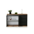 thumbnail image 4 of Norse Modern Black & Ship Wood Buffet, 4 of 5