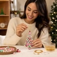 thumbnail image 4 of Fountwell DIY Beaded Christmas Tree Kit 3D Crystal Tree Craft Set for Adults Holiday Gift, 4 of 7