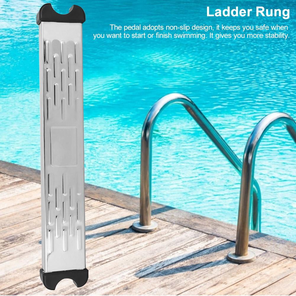 OTVIAP Ladder Steps, Ladder Pedal,Stainless Steel Ladder