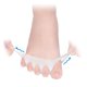 thumbnail image 2 of Corrector de pulgar Valgus para niños, bebés, niños, separador de dedos superpuestos, para día y noche (2 pares), 2 of 5