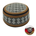 thumbnail image 2 of ROZYARD Men Embroidered Prayer Hat Traditional Indian Round Hat Turban Hat, 2 of 8