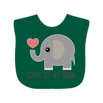 Inktastic Loved by My Gram Grandchild Boys or Girls Baby Bib