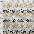 thumbnail image 3 of oneOone Silk Tabby White Fabric Geometric Sewing Material Print Fabric By The Yard 42 Inch Wide-94, 3 of 5