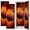 Color 2, variant on 2 Pcs School Locker Magnetic Wallpaper 12" x 36" Basketball Fire Explosive Flames Dynamic Abstract Sports Energy Reusable Removable Locker Accessories Back to School Supplies