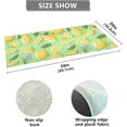 thumbnail image 3 of Lemons Leaves 39" x20" Soft and Absorbency Bathroom Rugs, Fast Drying Machine Washable Bath Mat for Bathroom Kitchen Bathtub Home Decorations, 3 of 7