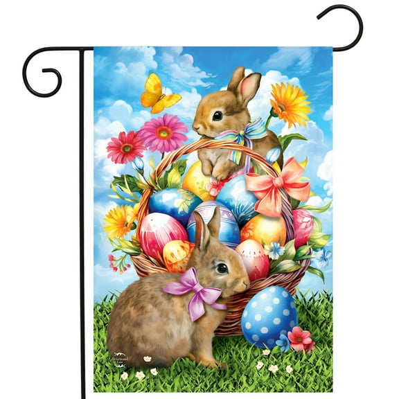Briarwood Lane Springtime Bunnies Garden Flag