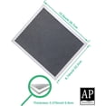 thumbnail image 4 of 2 Pack Range Hood Filter 97007696 Aluminum Charcoal Combo Compatible with OEM Part# Whirlpool W10355450 Broan Nutone 6105C 41F 413023 41000 46000 11000 4341999 4378581 (8.75 x 10.5) in, 4 of 6