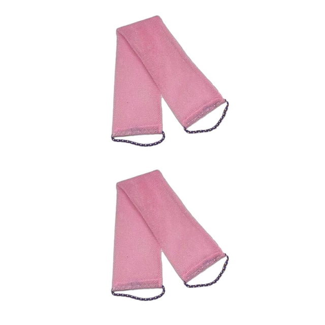 Minnieouse Cepillos corporales de puntas para la ducha: limpieza eficiente para el hogar Descontaminación Cepillo corporal Aceite exfoliante rosa 2Conjunto