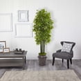 thumbnail image 3 of Nearly Natural 6ft. Bamboo Artificial Tree with Black Trunks in Planter UV Resistant (Indoor/Outdoor), Green, 3 of 4