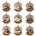 thumbnail image 1 of LUVCLS Lindo colgante de árbol de Navidad con forma de concha para perro, decoración para el hogar, regalo para niños, GXW, 1 of 7