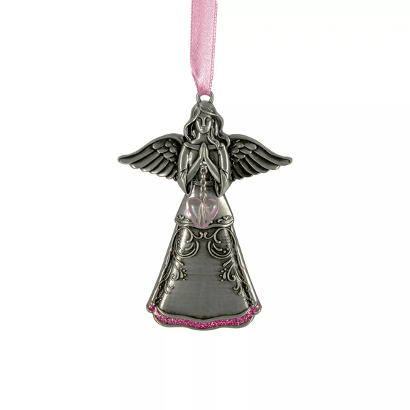 Praying Angel October Birthstone Hanging Ornament