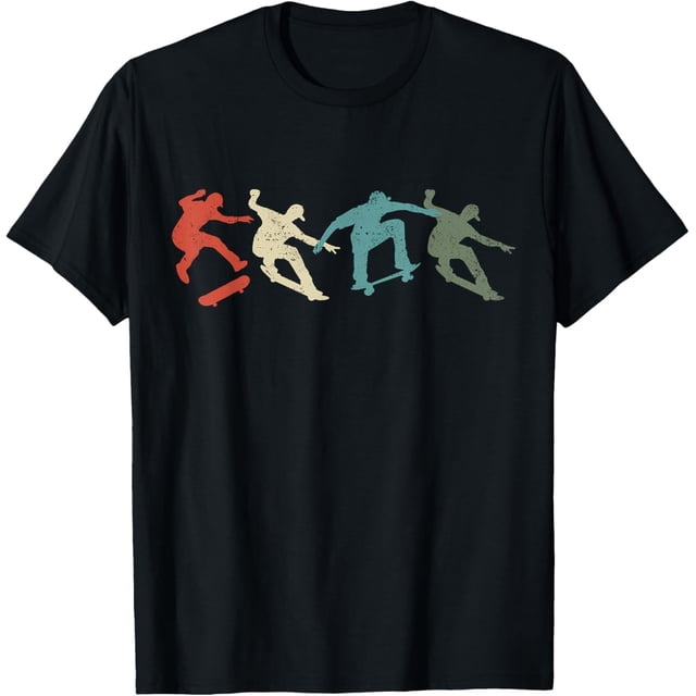 Camiseta de monopatín retro para monopatín
