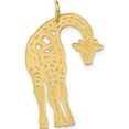 thumbnail image 4 of 14K Yellow Gold Giraffe Charm (29 X 20) Made In United States c1907, 4 of 6