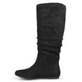 thumbnail image 3 of Journee Womens Rebecca-02 Wide Calf Round Toe Riding Boots, 3 of 10