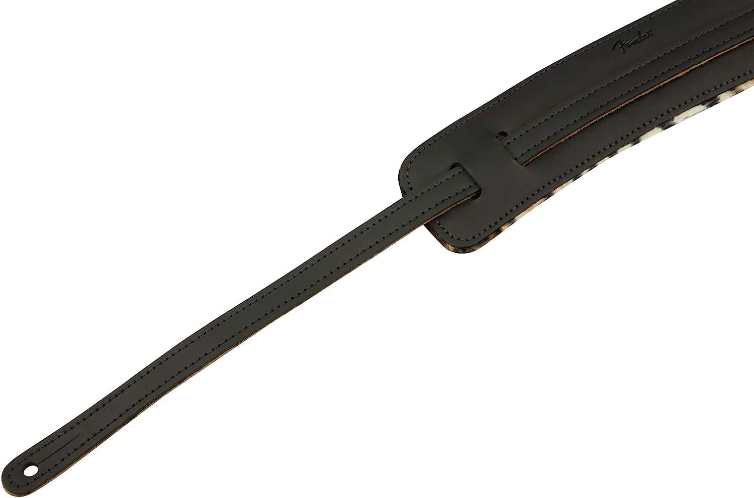 Fender®  Joe Strummer Vintage Black Saddle Strap with Shoulder Pad #0990640017