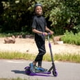 thumbnail image 3 of Jetson Marvel Black Panther Kids' Electric Scooter | Weight Limit up to 132 lb, Ages 8+ | 5.3” Wheels | 60-Watt Motor |Light-Up deck | Top Speed of 7 MPH | Range of 4 Miles | Rear Foot Brake | 4 Hour, 3 of 16