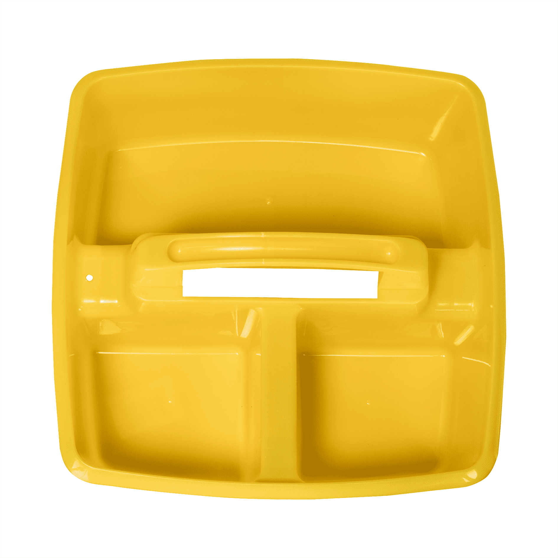 KeFanta Cleaning Caddy Organizer with Handle, Yellow Plastic