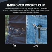 Olight I3T 2 EOS Pocket EDC Compact Bright LED Flashlight with AAA Battery and Pocket Clip, OD Green