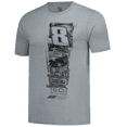 thumbnail image 2 of Men's Classic Ink Heather Gray Kyle Busch Flag 2-Sport Tri-Blend T-Shirt, 2 of 3