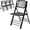 Black, variant on PEXMOR Bamboo Folding Chair, Foldable Dining Wood Chairs with Comfortable Seat for Outdoor & Indoor, Brown, 1 Pack