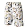 thumbnail image 4 of Salouo I Love Dogs Pattern Swim Trunks for Men,Men's Hawaiian Bathing Suit Swimsuits Quick Dry Swimming Board Shorts Beach Shorts with Pockets-XX-Large, 4 of 6