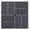 Gray, variant on 44 Pcs Interlocking Deck Tiles, 12" x 12", Polypropylene, for Outdoor Balcony Garden Brown