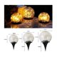 thumbnail image 5 of Luces de bola de vidrio crujiente, lámpara de césped, luces de jardín, lámpara solar, decoración al aire libre, bola de vidrio agrietada impermeable (1 pieza, 10 cm), 5 of 5