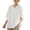 White, variant on 3/4 Length Sleeve Womens Tops 2026 Trendy Casual Boho Vintage Lace V Neck Loose Plain Tshirt Womens Blouses