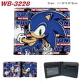 thumbnail image 5 of Cartera de Sonic The Hedgehog con diseño de dibujos animados, monedero plegable para hombre y mujer, tarjetero moderno, billetera corta plegable a la mitad, 5 of 5