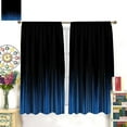 thumbnail image 4 of Purple and Black Curtains Funny Striped Ombre Elegant Design Bright Solid Dark Abstract Gradient Blackout Rod Pocket Curtains for Bedroom Living Room Kitchen Window Drapes 2 Panel Set 42x84 Inch, 4 of 4