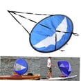 thumbnail image 3 of CRAFTHROU 1Pcs Kayak Wind Sail for Canoe Inflatable Paddle Boat UV Protection Compact Design, 3 of 7